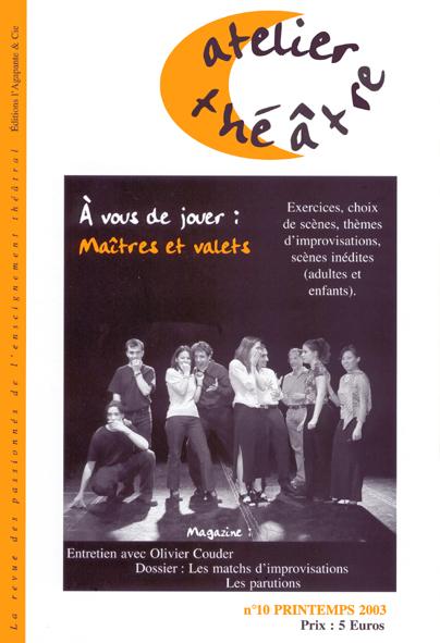 REVUE ATELIER-THEATRE N°10