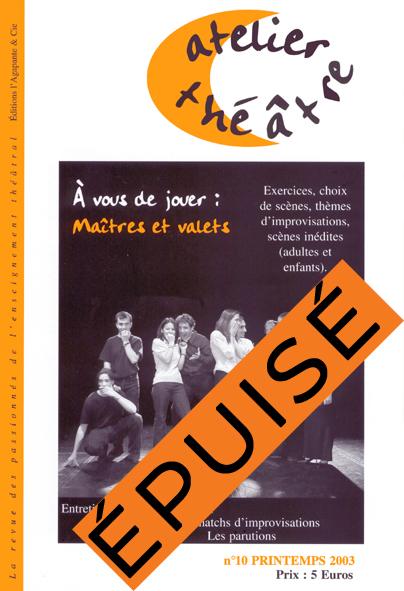 REVUE ATELIER-THEATRE N°10