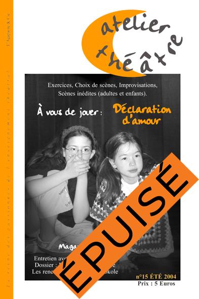 REVUE ATELIER-THEATRE N°15